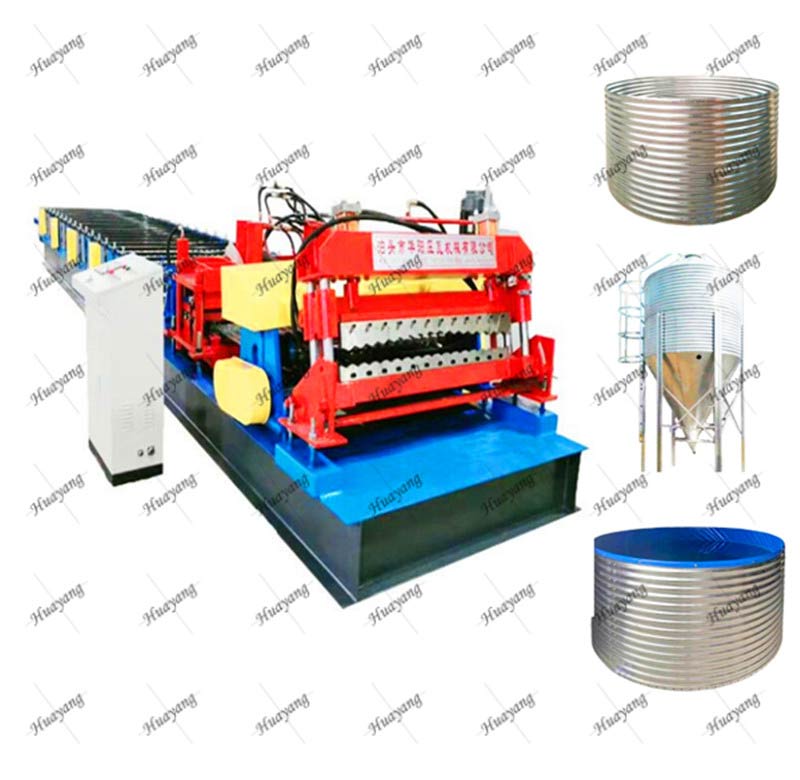 Grain silo roll forming machine