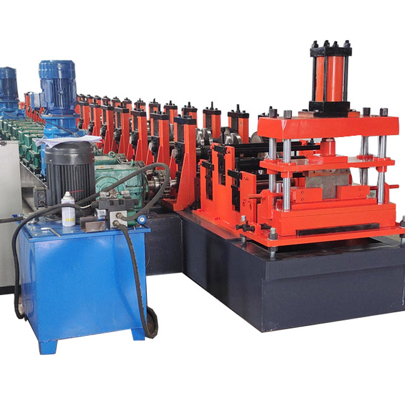 multifunctional u steel frame cold roll forming machine