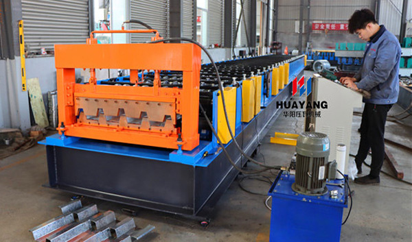 russian type metal deck floor roll forming machine characteristic